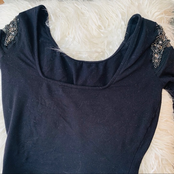 UO SPARKLE + FADE EMBELISHMENT SHOULDER SCOOP BACK - Picture 3 of 6